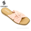 High quality ladies fashion flat slippers